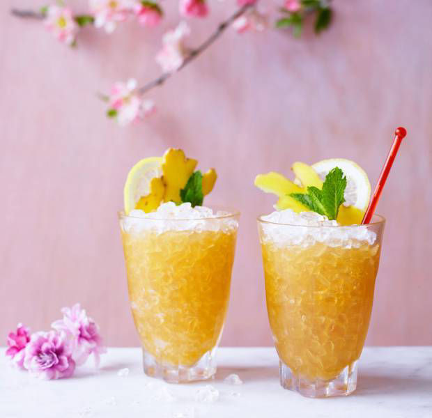 Hiyashiame sweet ginger drink