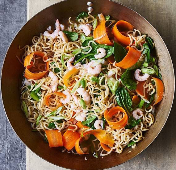 Easy one pan noodles for four