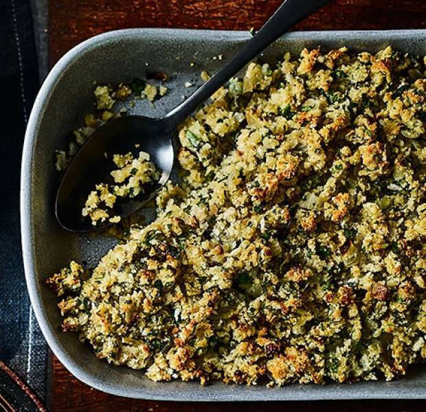 Fresh herb and onion stuffing