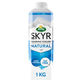 Diet info for Arla Icelandic Yogurt Natural Pouring Spoonful Style - Skyr