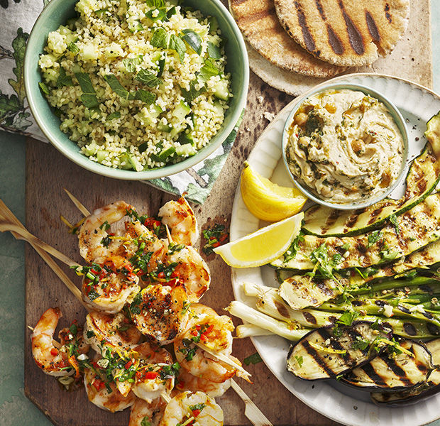Middle Eastern-inspired spring barbecue