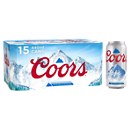 Coors Lager Beer 15 Pack Can