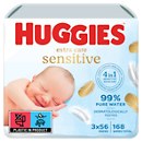 Huggies Pure Extra Care Baby Wipes 3x56pk
