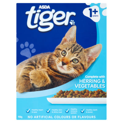 asda tiger cat food