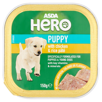 asda hero dog food puppy