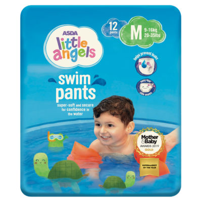 ASDA Little Angels Swim Pants M - ASDA 