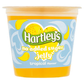 Hartley's No Added Sugar Tropical Flavour Jelly