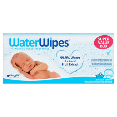 WaterWipes Sensitive Baby Wipes Super 