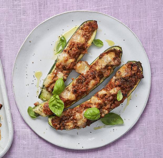 Beat the Budget's courgette boats