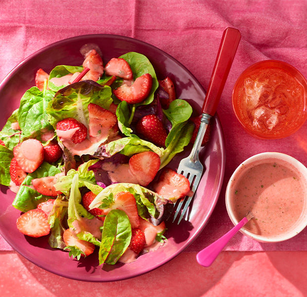 Strawberry and balsamic dressing