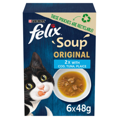 Felix Fish Selection Adult Cat Soup 