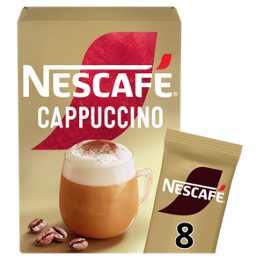 Nescafe Gold Cappuccino Decaf Unsweetened Taste Coffee Sachets - ASDA  Groceries