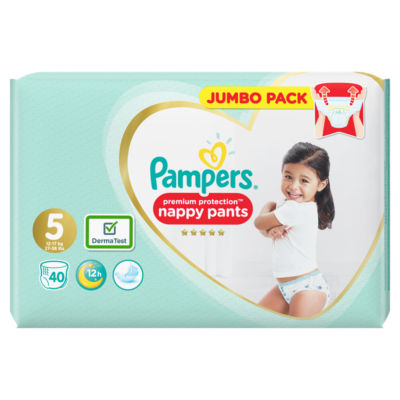 Pampers Premium Protection Size 5 Nappy 