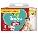 Pampers Baby-Dry Size 4 Nappy Pants Jumbo+ Pack 74pk