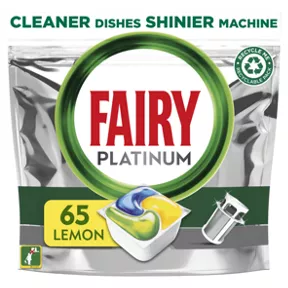Fairy Platinum Dishwasher Tablets, Lemon Scent