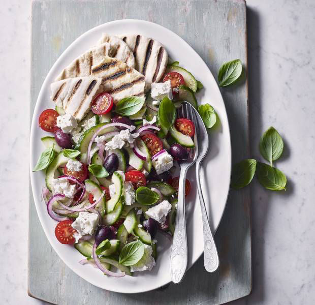 Classic Greek-style salad