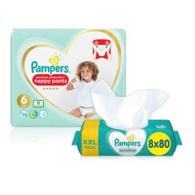 Pampers Premium Protection Size 6 Nappy 