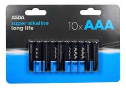 ASDA Long Life Alkaline AA Batteries - ASDA Groceries
