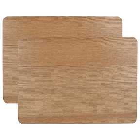 George Home Natural Wooden Placemats - ASDA Groceries