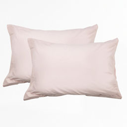 George Home Light Pink Pillowcase Pair, Light Pink Pillow Covers