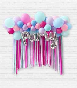 George Home Pastel Party Decoration Pack - ASDA Groceries