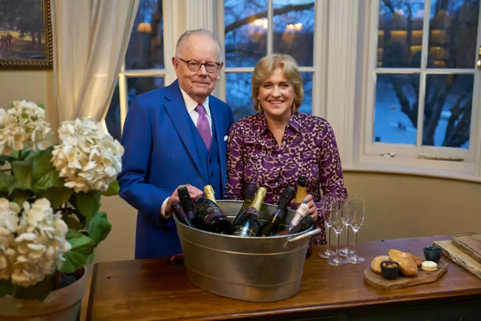 Hilary and Michael Whitehall test Asda Extra Special Christmas wines
