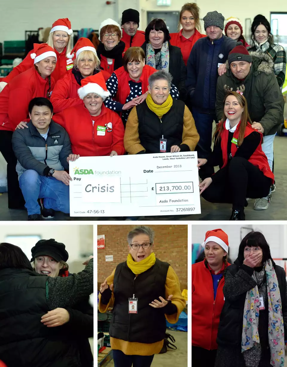 Asda Foundation donate £213,700 to the Crisis at Christmas homeless campaign