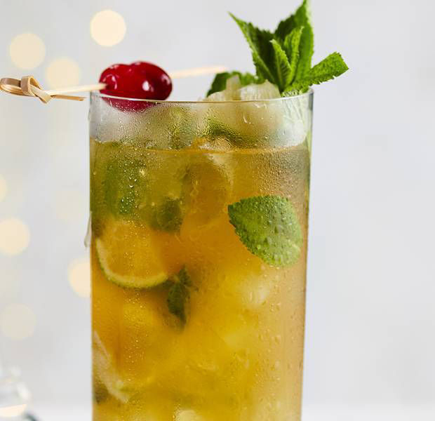 Seasonal mojito with Sailor Jerry Spiced rum