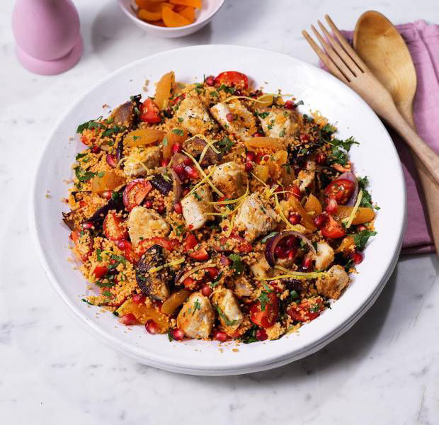 Chicken and apricot couscous