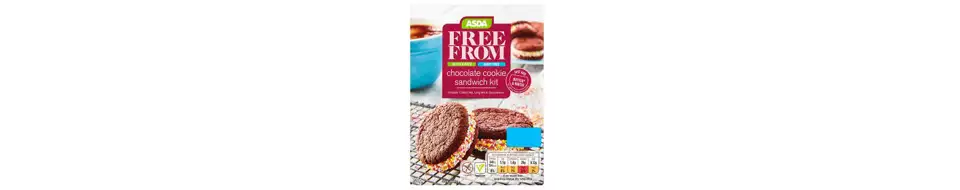 Asda Free From Chocolate Cookie Sandwich Kit