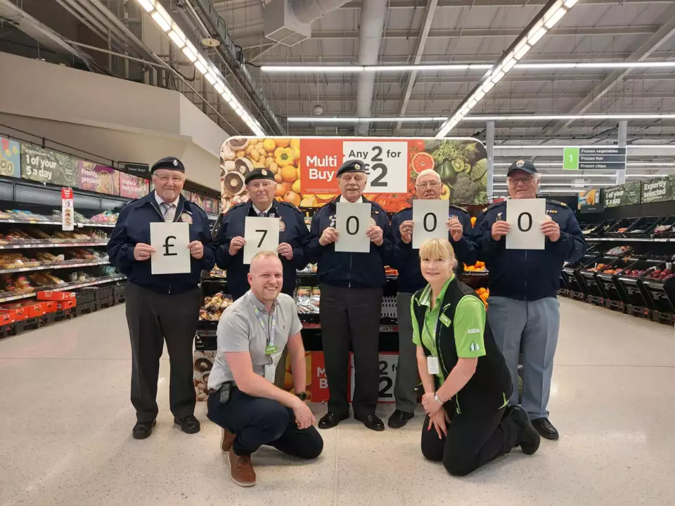 Pendle Armed Forces Support Group receives £7,000 funding from Asda Foundation