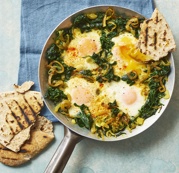 Persian spinach and eggs