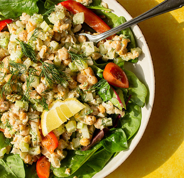 Beat the Budget's Smashed Chickpea Mayo Salad