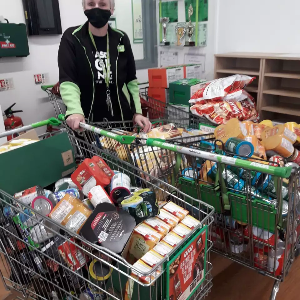 Asda Fight Hunger Create Change collection drive for local food banks