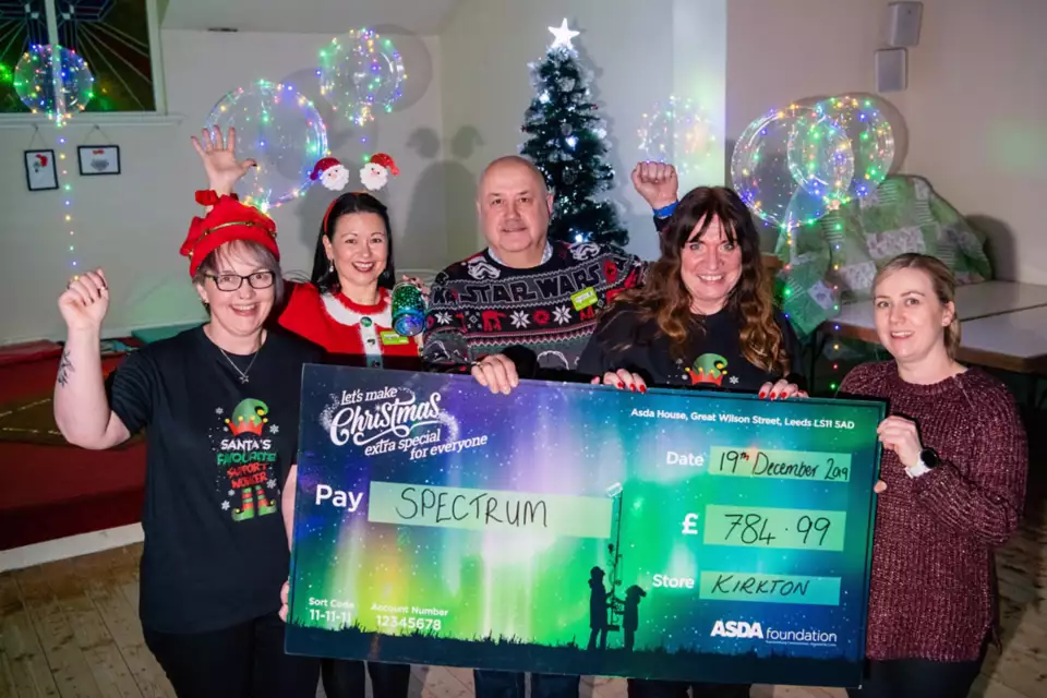 Christmas surprise for Dundee Spectrum from Asda Dundee Kirkton