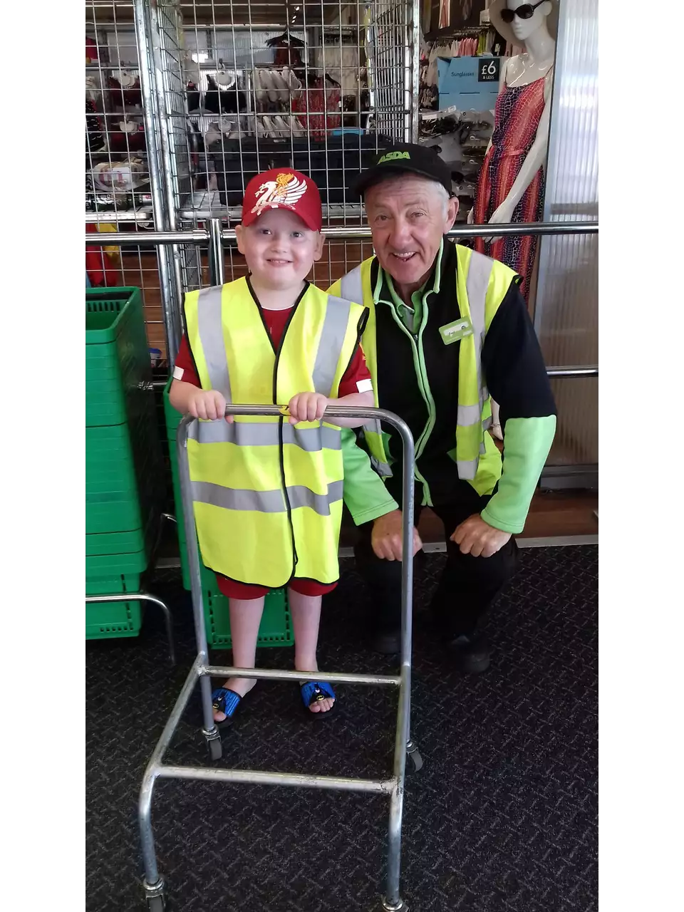 Seven-year-old Jack given day to remember by colleagues at our Breck Road store