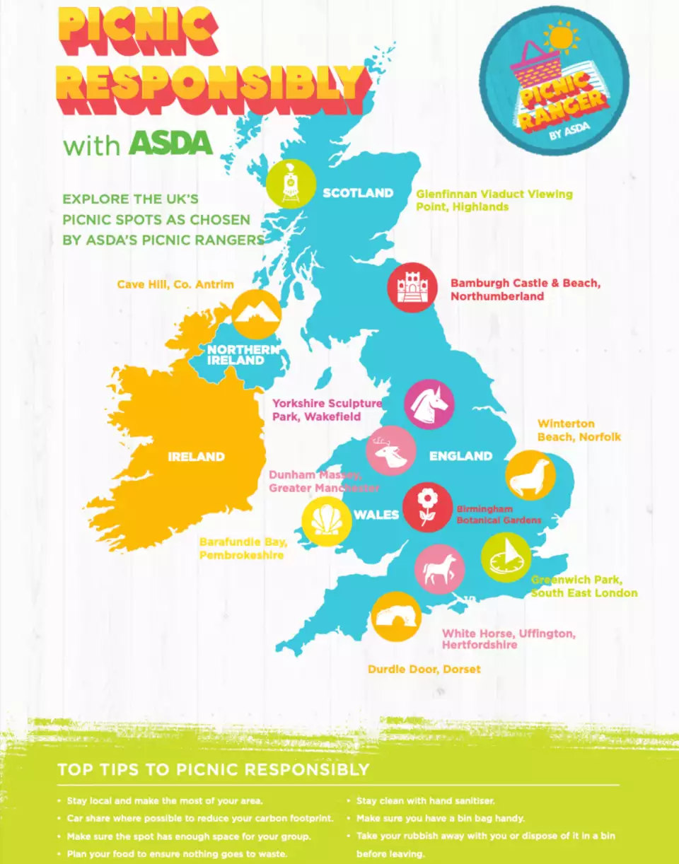 Asda Picnic Ranger initiative helps more people enjoy UK beauty spots