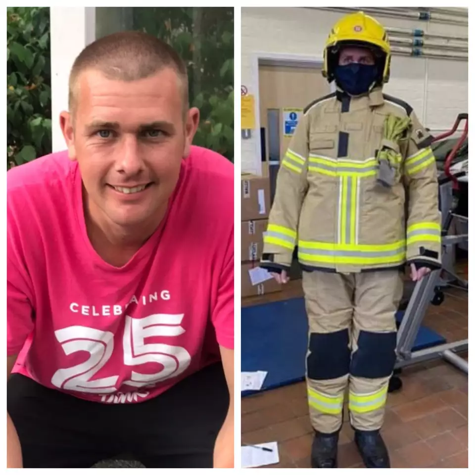On-call firefighter Neil Shilvock from Asda Pwllheli
