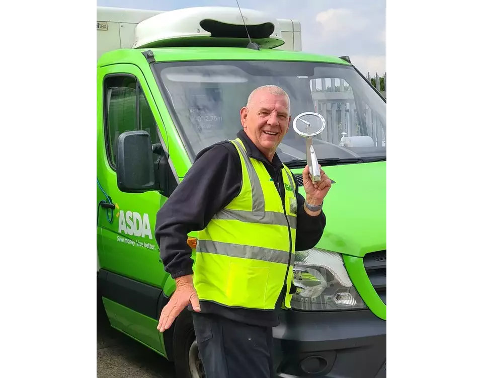 Asda delivery driver Ron Teskowski has won the Extra Mile award at the Microlise Driver of the Year Awards 2021 