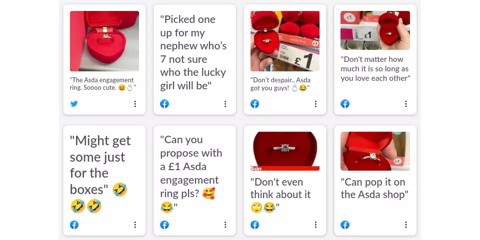 Asda £1 Valentine's Day ring is getting people talking on social media