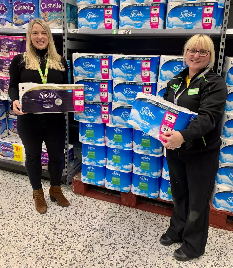 Big change to Asda Shades toilet roll doubles the length of a roll to save 74 tonnes of plastic and 760 tonnes of cardboard a year.