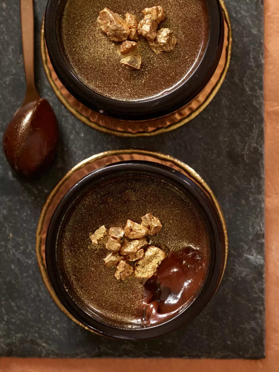 Vegan Chocolate and Salted Caramel Pots