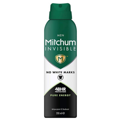 Mitchum Invisible Men 48HR Protection Pure Energy Anti-Perspirant & Deodorant