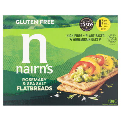 Nairn's Gluten Free Flatbread Rosemary & Sea Salt