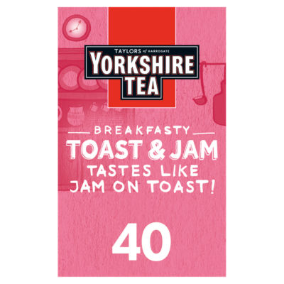 Yorkshire Tea Toast & Jam 40 Tea Bags
