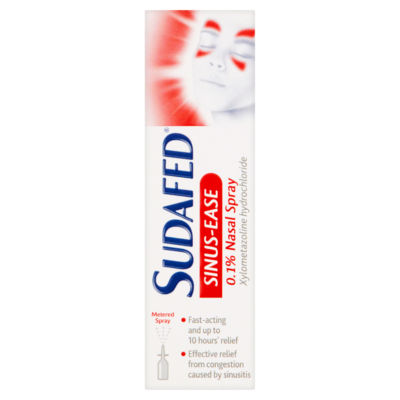 Sudafed Sinus-Ease 0.1% Nasal Spray