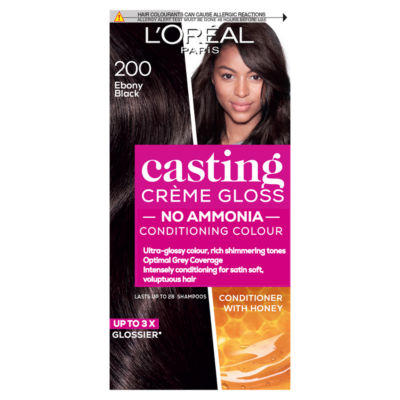L’Oreal Paris Casting Creme Gloss Ebony Black 200 Semi Permanent Hair Dye
