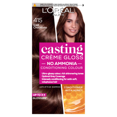 L'Oreal Casting Creme Gloss 415 Iced Chocolate Brown Semi Permanent Hair Dye