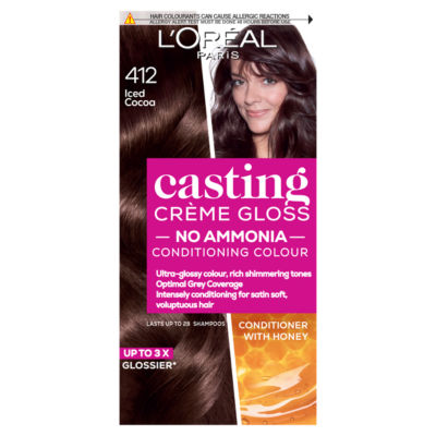 L'Oreal Casting Creme Gloss 412 Iced Cocoa Brown Semi Permanent Hair Dye