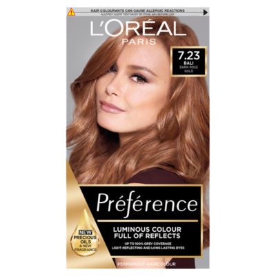 Preference 7.23 Rose Gold Blonde Permanent Hair Dye